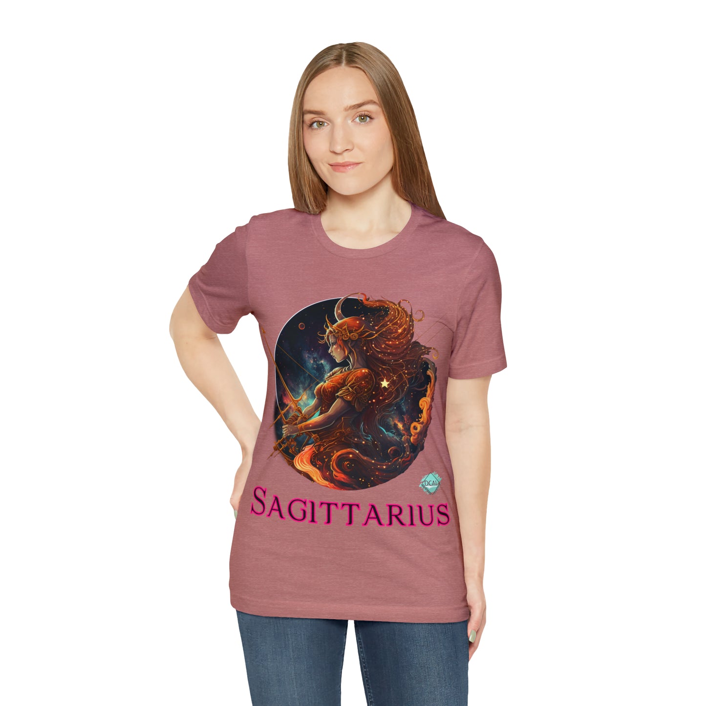 DCAL Zodiac Collection "Sagittarius" Unisex Jersey Short Sleeve Tee
