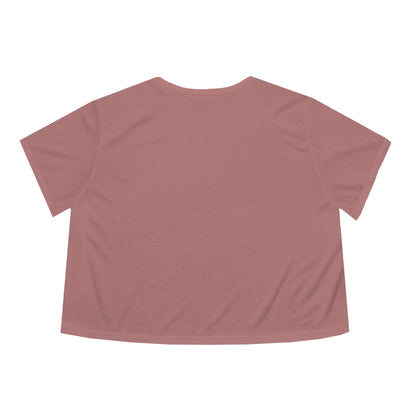 DCAL Graphic Tees "The Audacity" Women's Flowy Cropped Tee