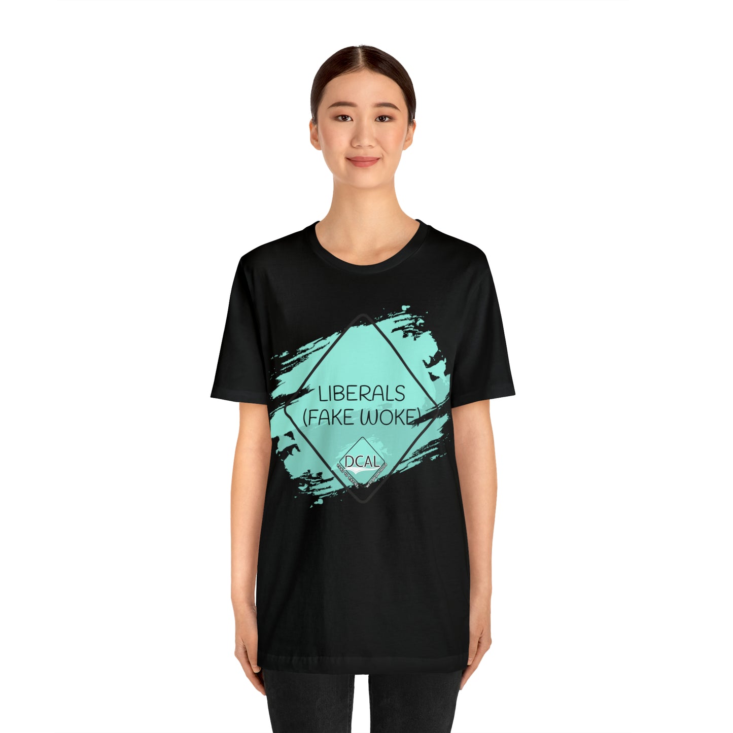 DCAL Graphic Tees "Fake Woke" Unisex Jersey Short Sleeve Tee