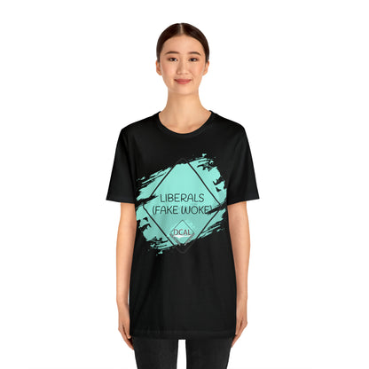 DCAL Graphic Tees "Fake Woke" Unisex Jersey Short Sleeve Tee