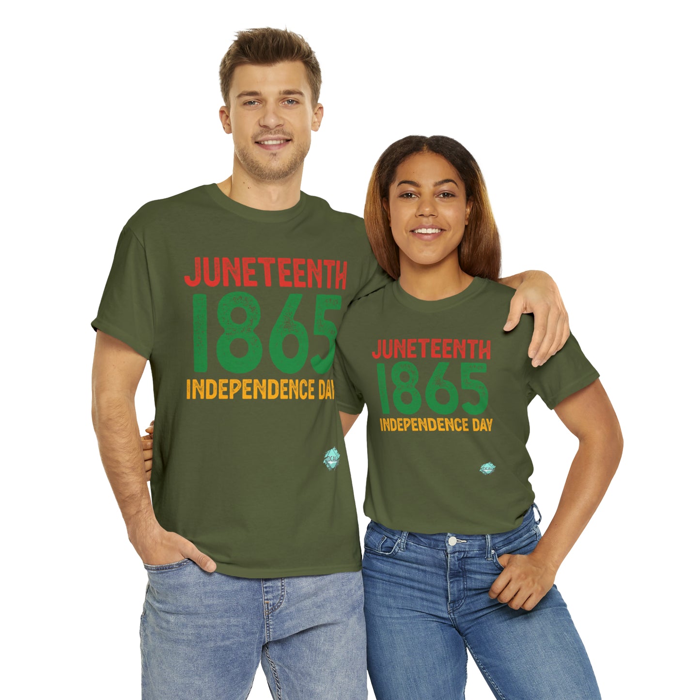 DCAL Juneteenth "1865" Unisex Heavy Cotton Tee