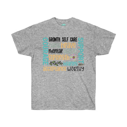 DCAL Strength in Stiches "Self Care"  Unisex Ultra Cotton Tee