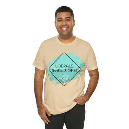 DCAL Graphic Tees "Fake Woke" Unisex Jersey Short Sleeve Tee
