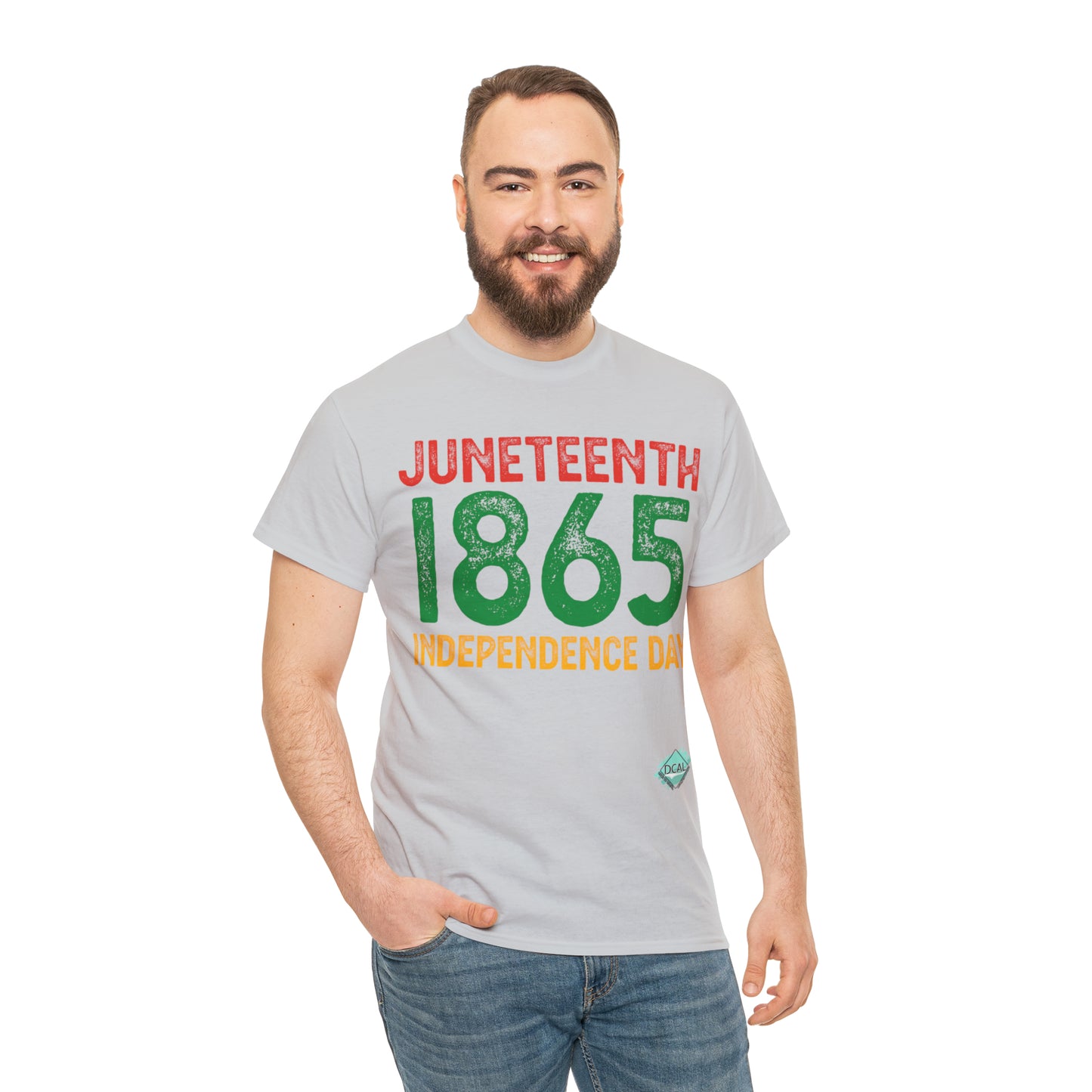 DCAL Juneteenth "1865" Unisex Heavy Cotton Tee