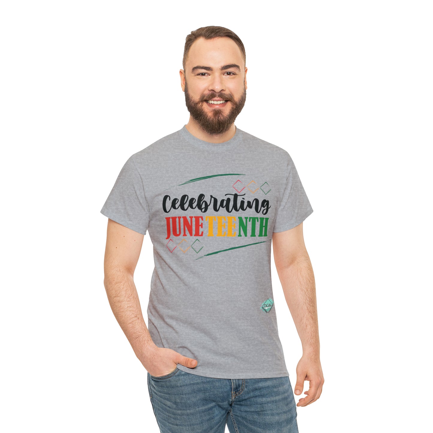DCAL Juneteenth "Celebrating" Unisex Heavy Cotton Tee