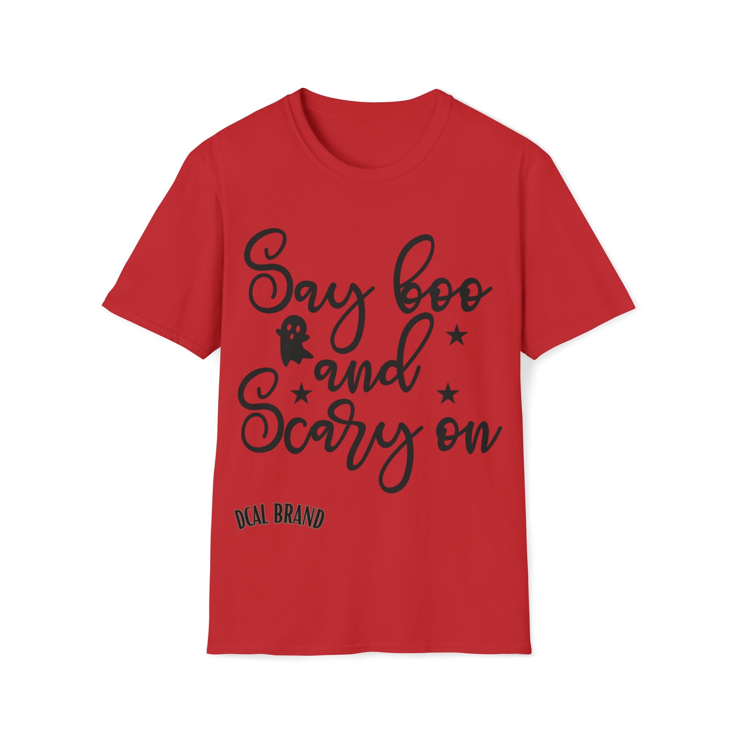 Graphic Tee Halloween "Scary On" Unisex Softstyle T-Shirt