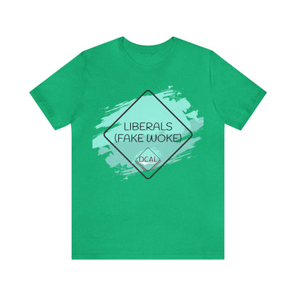 DCAL Graphic Tees "Fake Woke" Unisex Jersey Short Sleeve Tee