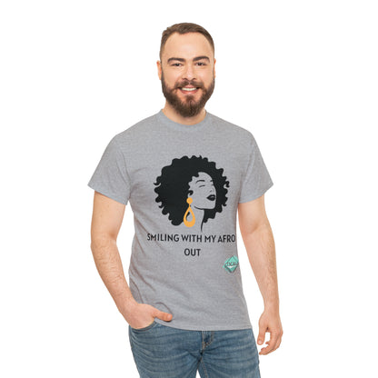 DCAL Graphic Tees "Afro Out" Unisex Heavy Cotton Tee