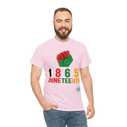 DCAL Juneteenth "1865 Fist" Unisex Heavy Cotton Tee