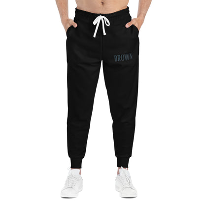 DCAL Brown Collection Bottoms "Black" Athletic Joggers