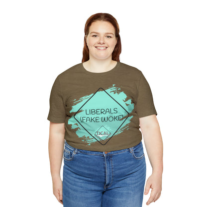 DCAL Graphic Tees "Fake Woke" Unisex Jersey Short Sleeve Tee