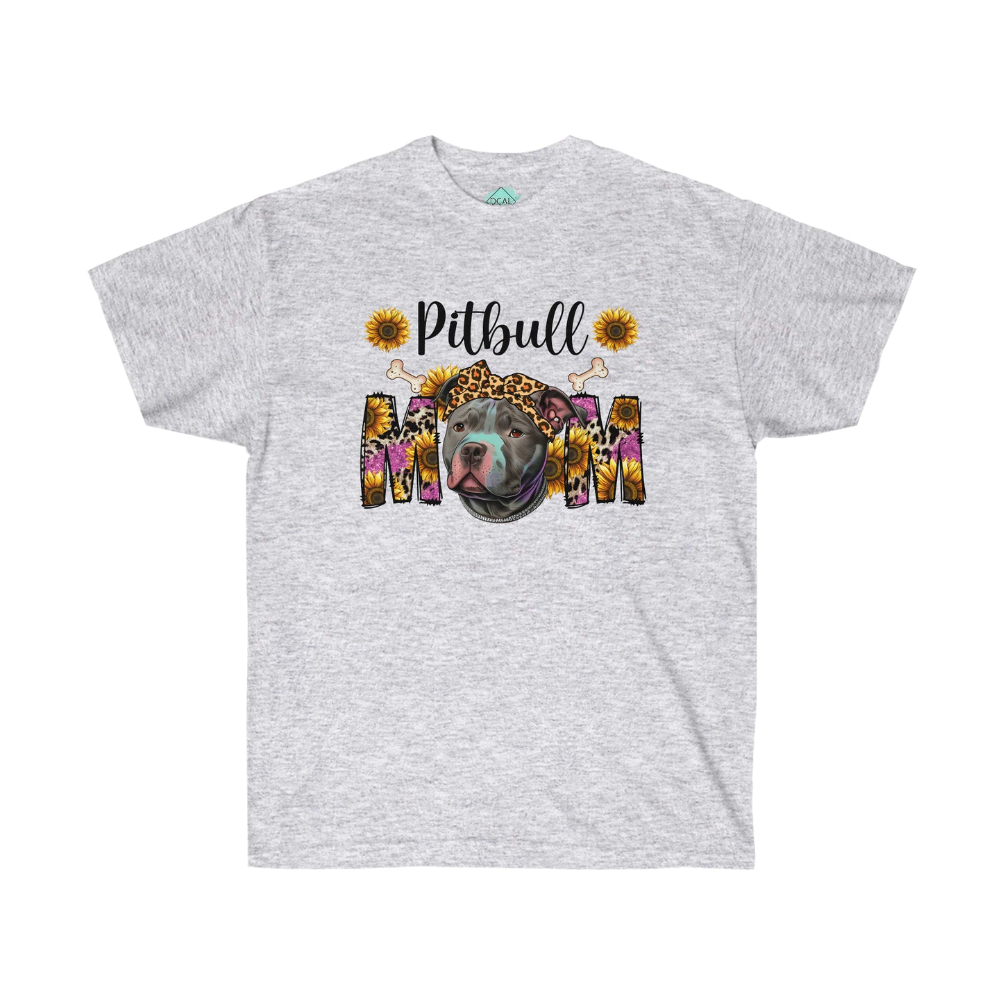 DCAL Pitbull Passion "Pitbull Mom" Unisex Ultra Cotton Tee