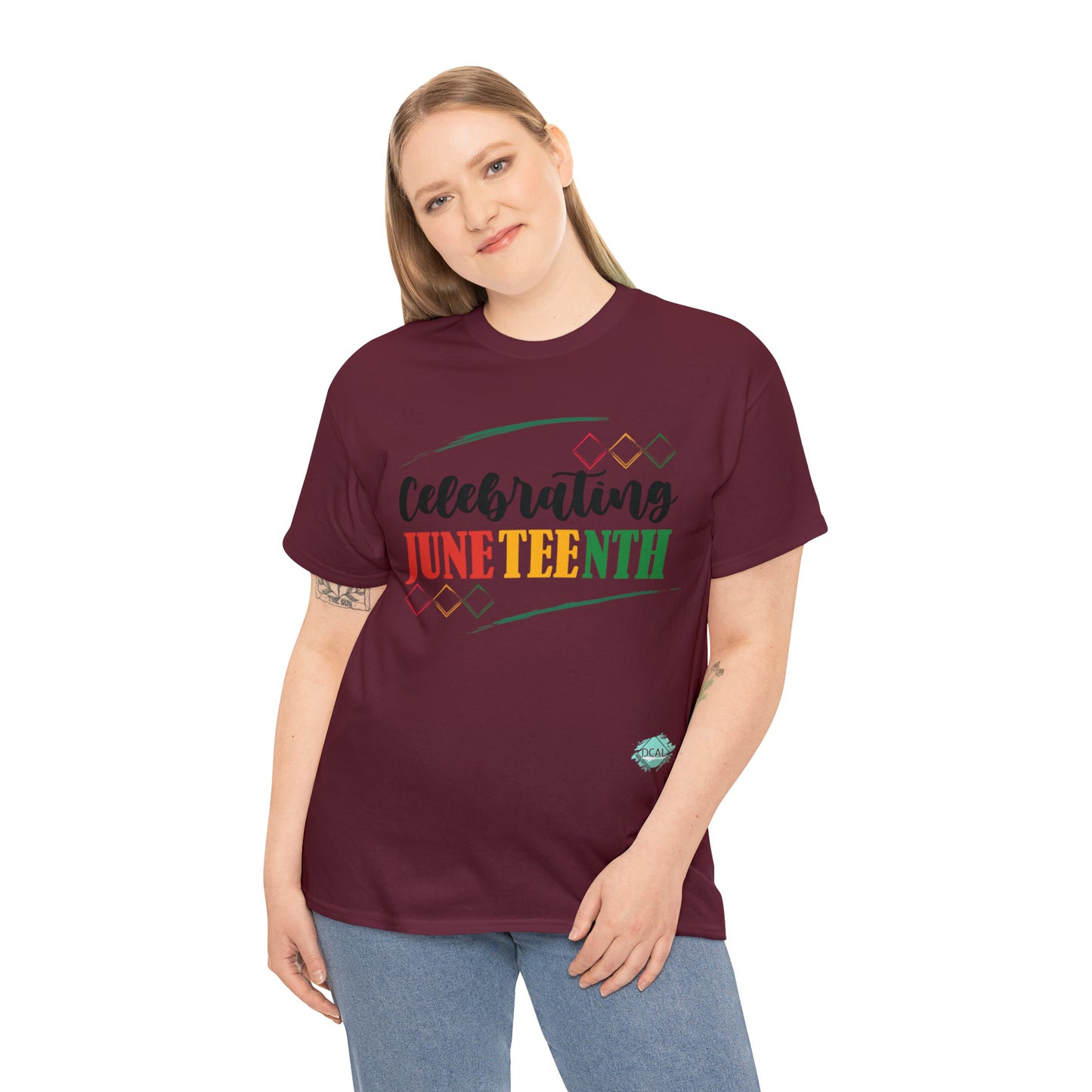 DCAL Juneteenth "Celebrating" Unisex Heavy Cotton Tee