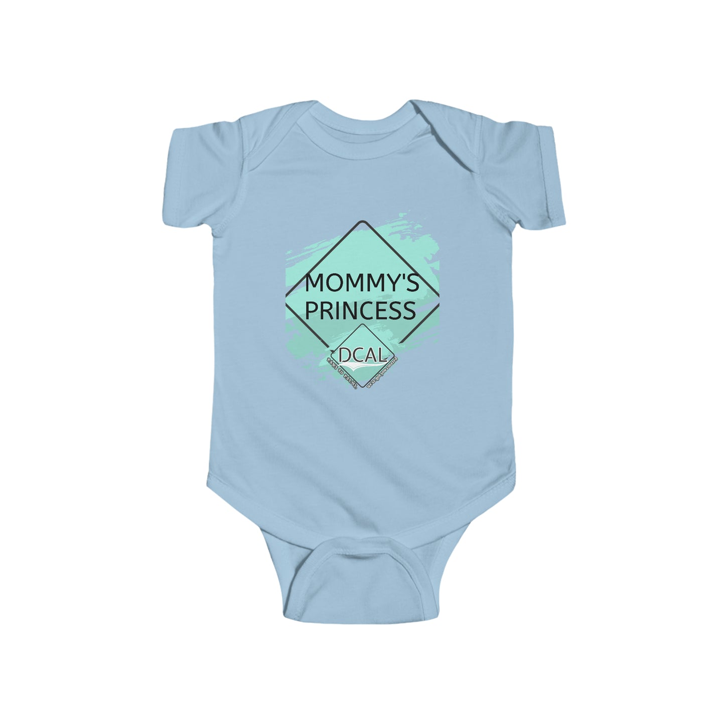 DCAL Baby Clothes "Mommy's Princess" Infant Fine Jersey Bodysuit