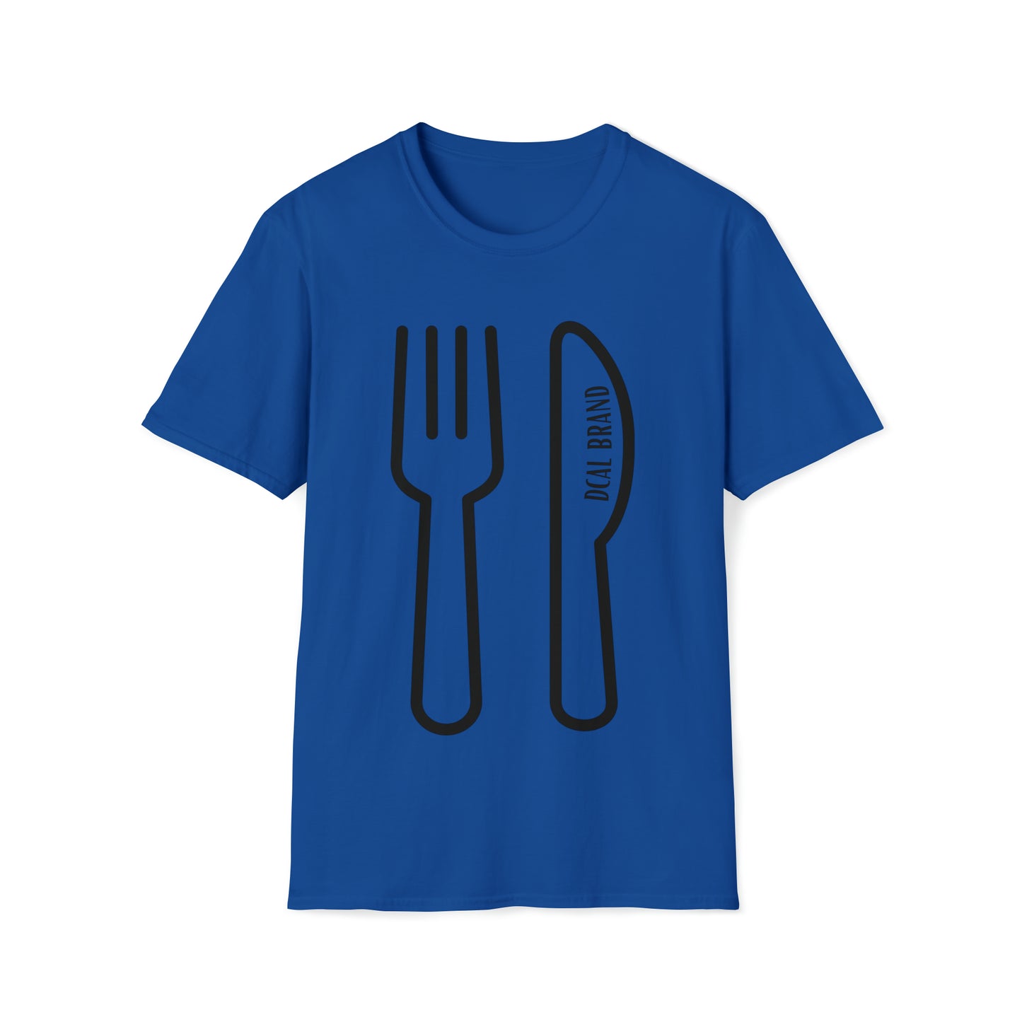 DCAL Graphic Tees Novel "Fork & Knife" Unisex Softstyle T-Shirt