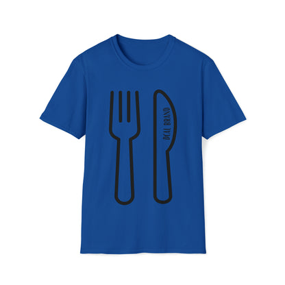 DCAL Graphic Tees Novel "Fork & Knife" Unisex Softstyle T-Shirt