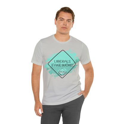 DCAL Graphic Tees "Fake Woke" Unisex Jersey Short Sleeve Tee