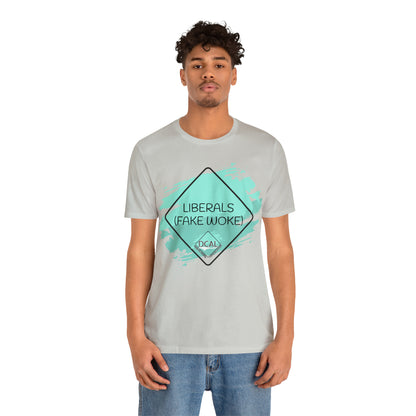 DCAL Graphic Tees "Fake Woke" Unisex Jersey Short Sleeve Tee