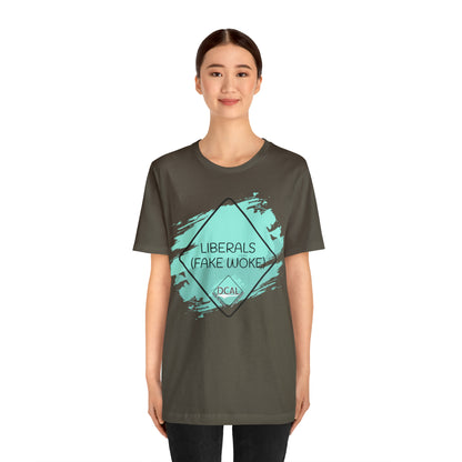 DCAL Graphic Tees "Fake Woke" Unisex Jersey Short Sleeve Tee
