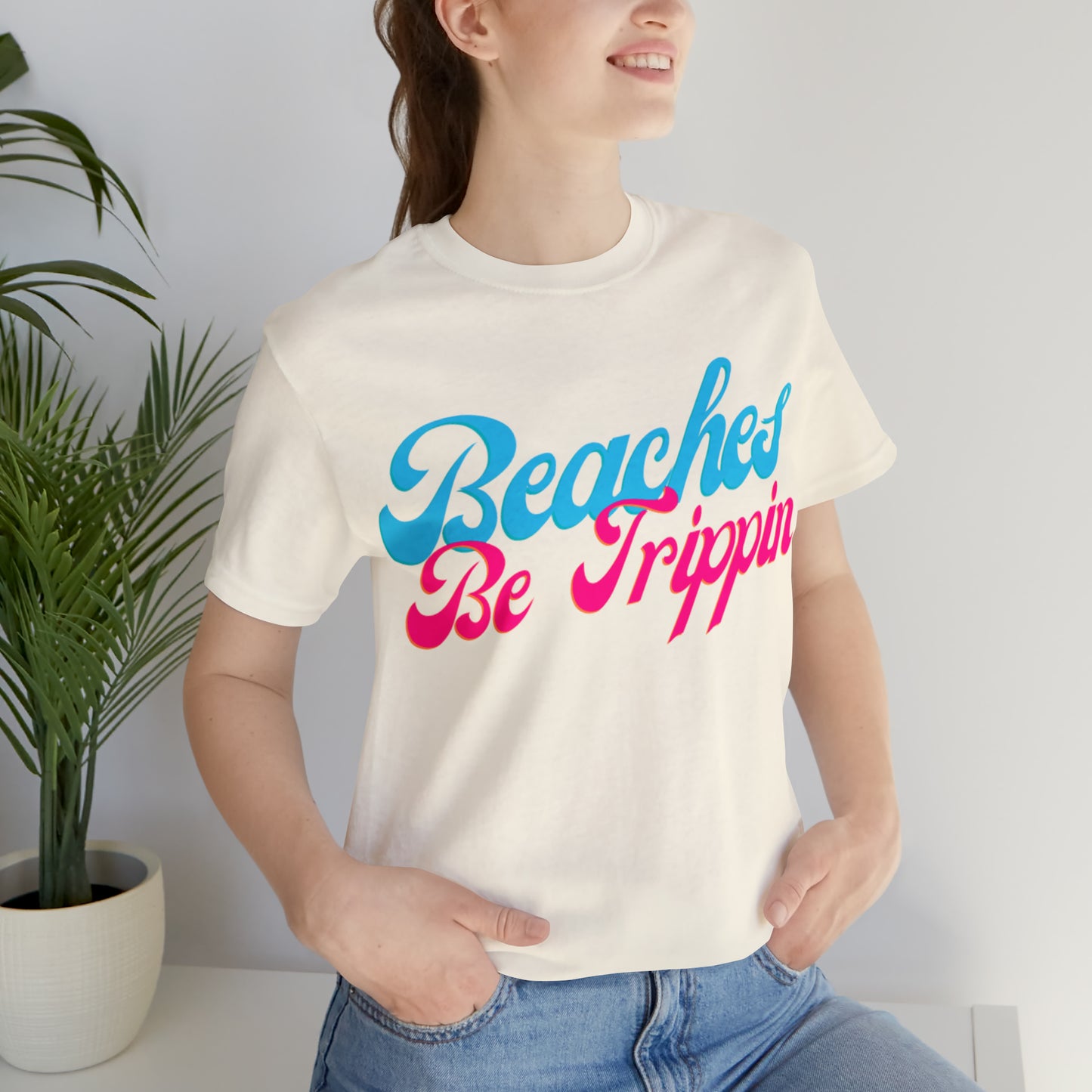 DCAL Beach Collection "Beach Be Trippin" Unisex Jersey Short Sleeve Tee
