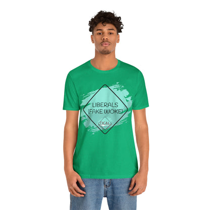 DCAL Graphic Tees "Fake Woke" Unisex Jersey Short Sleeve Tee