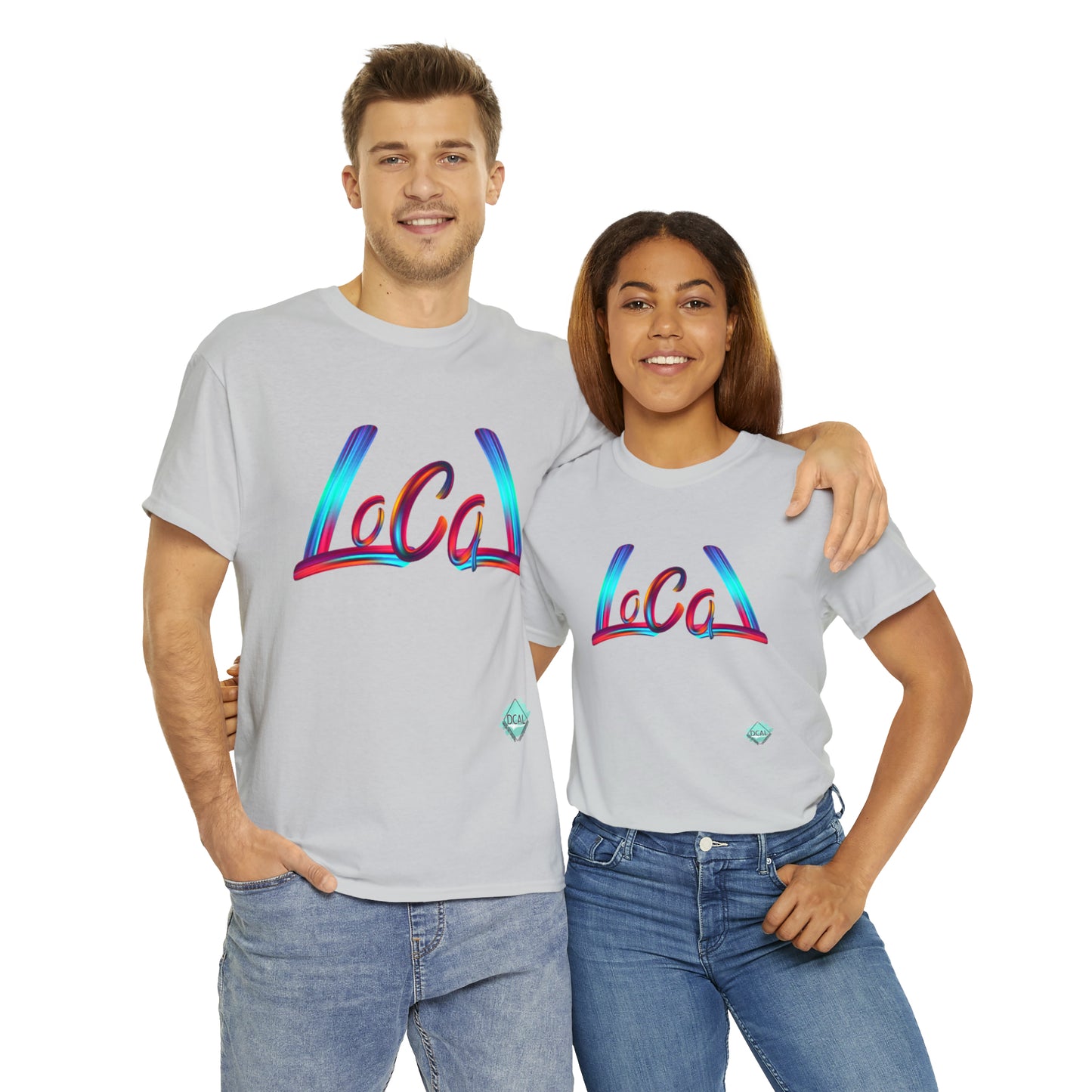 DCAL Graphic Tees "Local Colorful" Unisex Heavy Cotton Tee