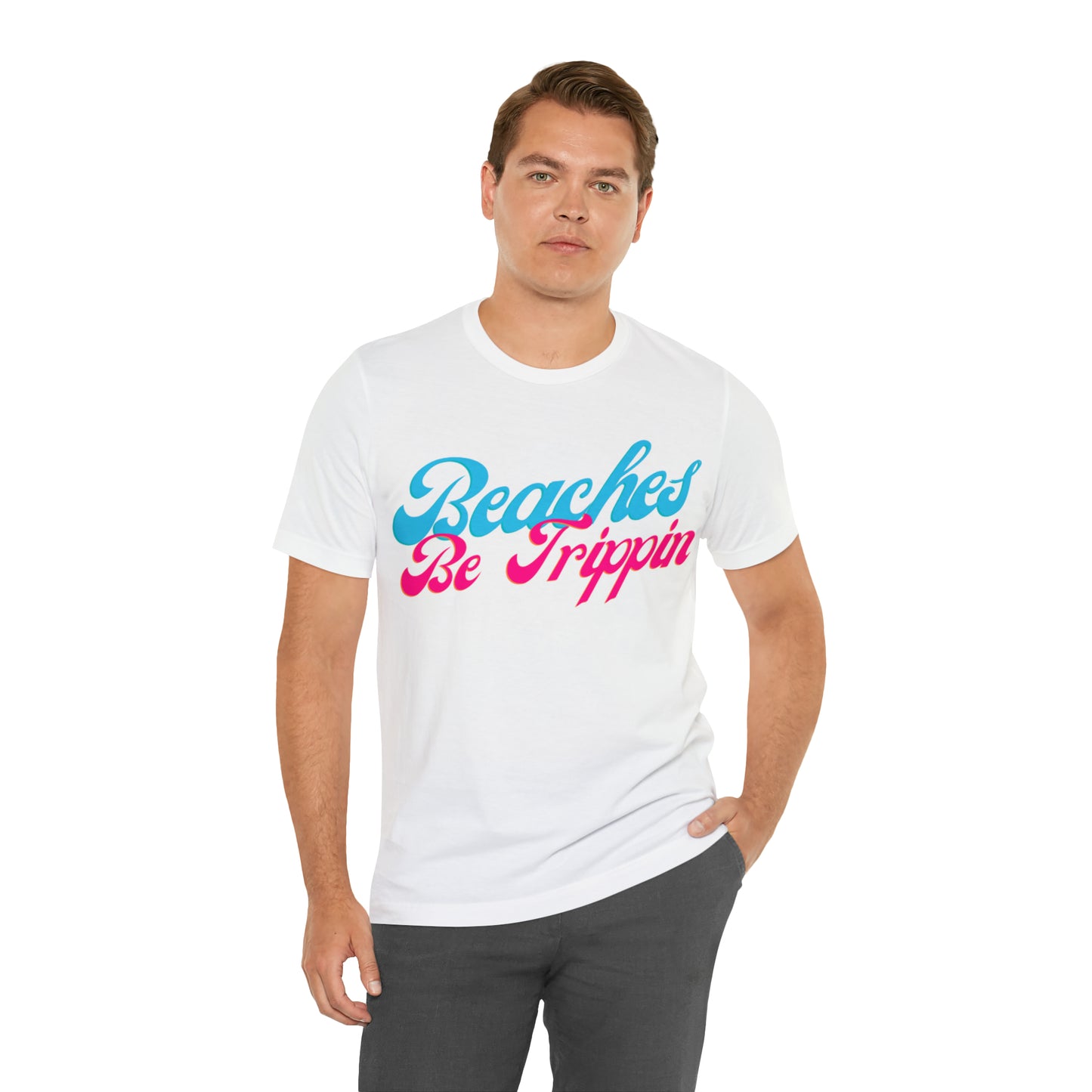 DCAL Beach Collection "Beach Be Trippin" Unisex Jersey Short Sleeve Tee