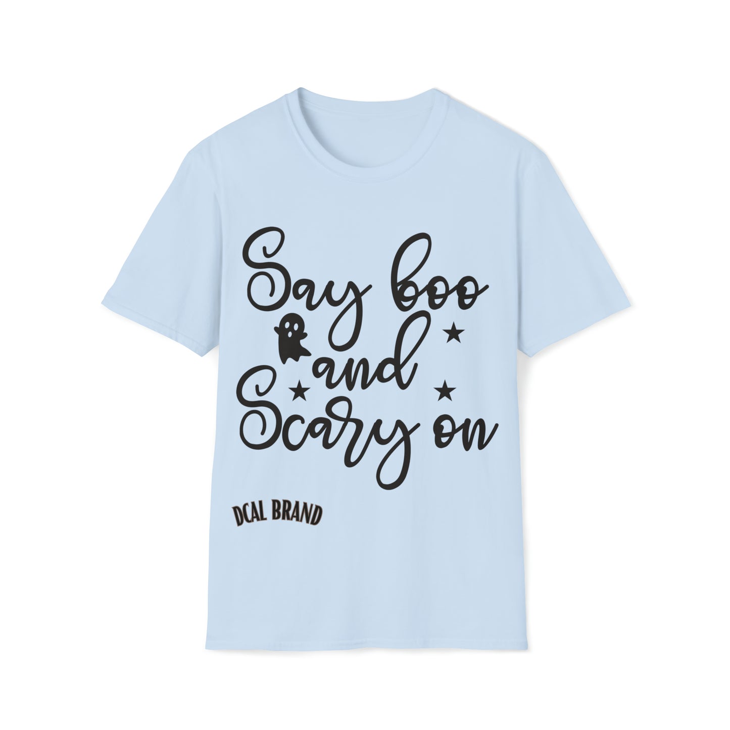 Graphic Tee Halloween "Scary On" Unisex Softstyle T-Shirt