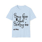 Graphic Tee Halloween "Scary On" Unisex Softstyle T-Shirt