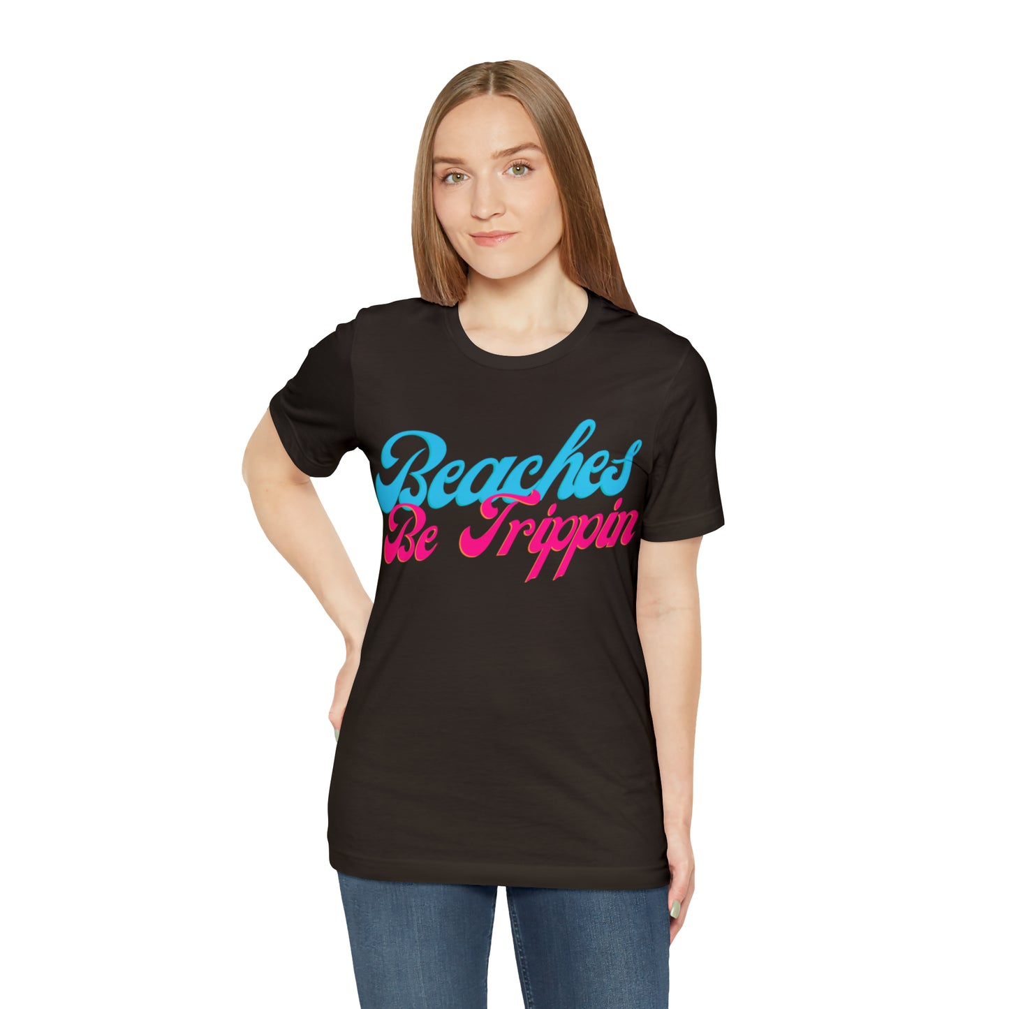 DCAL Beach Collection "Beach Be Trippin" Unisex Jersey Short Sleeve Tee