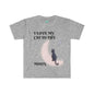 DCAL Meow Collection " I love My Cat to The moon " Unisex Soft style T-Shirt