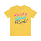 DCAL Beach Collection "I Wish a Beach Would" Unisex Jersey Short Sleeve Tee