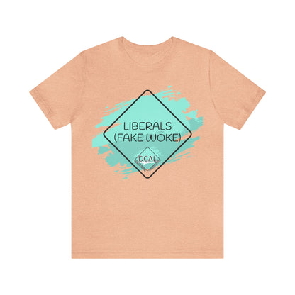DCAL Graphic Tees "Fake Woke" Unisex Jersey Short Sleeve Tee
