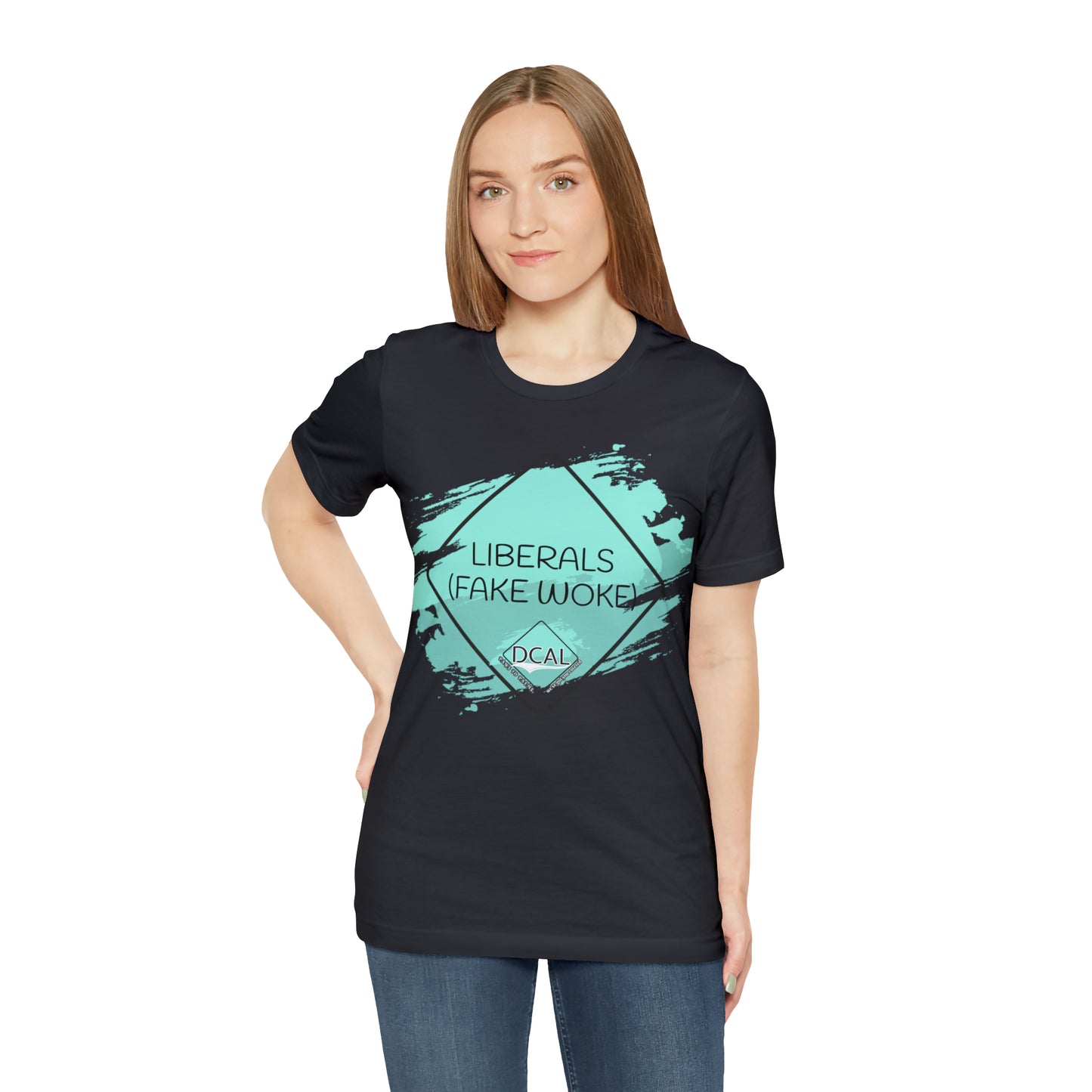 DCAL Graphic Tees "Fake Woke" Unisex Jersey Short Sleeve Tee