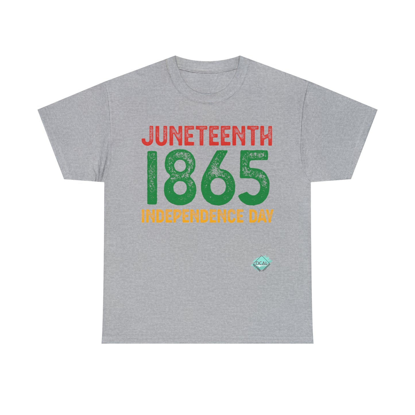 DCAL Juneteenth "1865" Unisex Heavy Cotton Tee