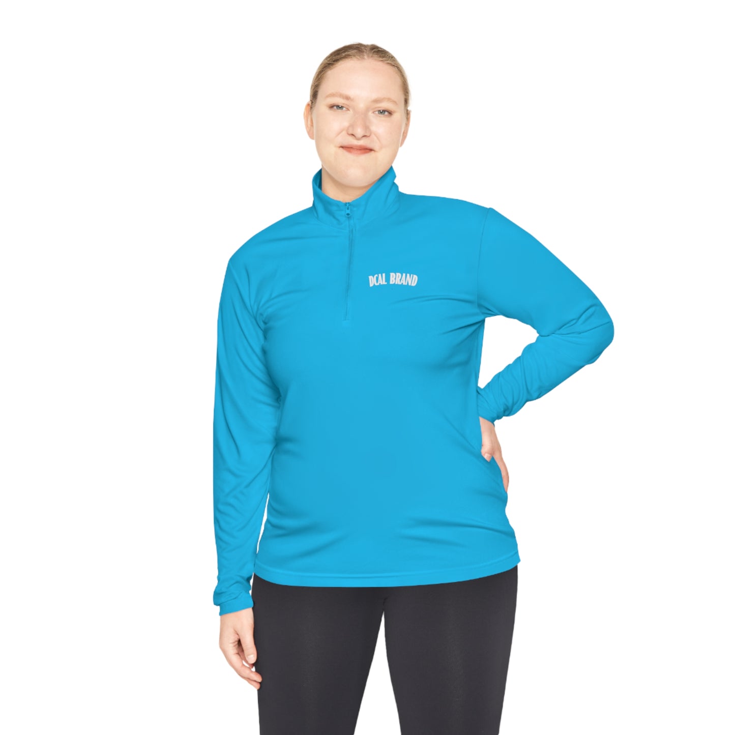 DCAL Brown Collection Unisex Quarter-Zip Pullover