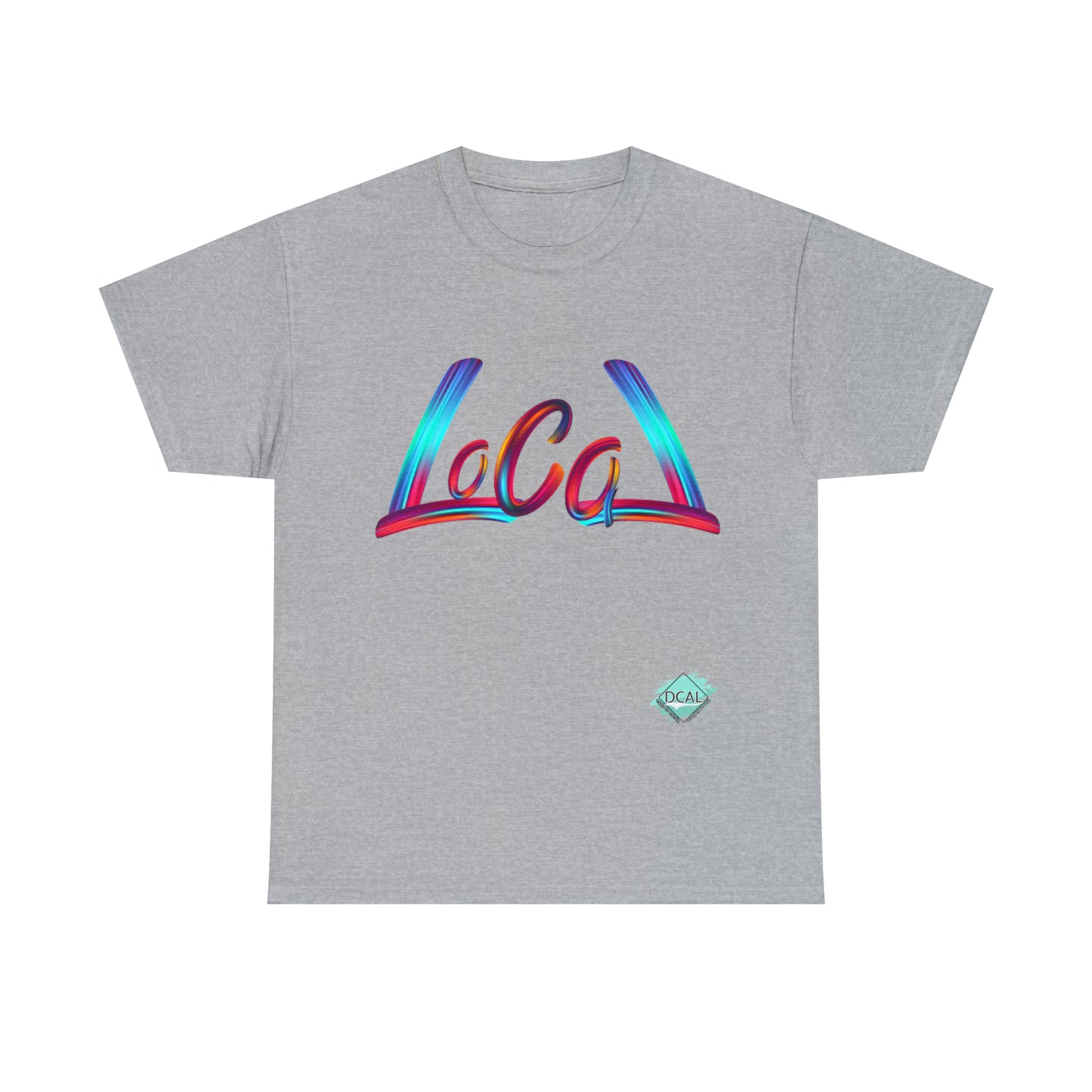 DCAL Graphic Tees "Local Colorful" Unisex Heavy Cotton Tee