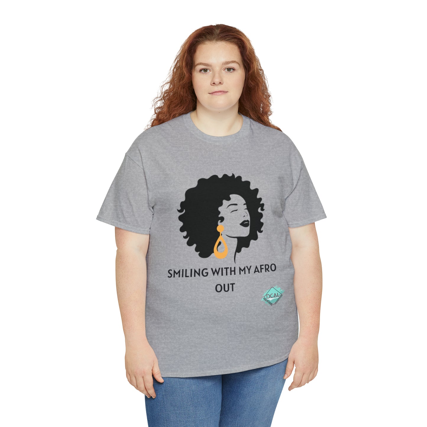 DCAL Graphic Tees "Afro Out" Unisex Heavy Cotton Tee