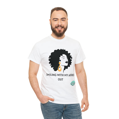 DCAL Graphic Tees "Afro Out" Unisex Heavy Cotton Tee