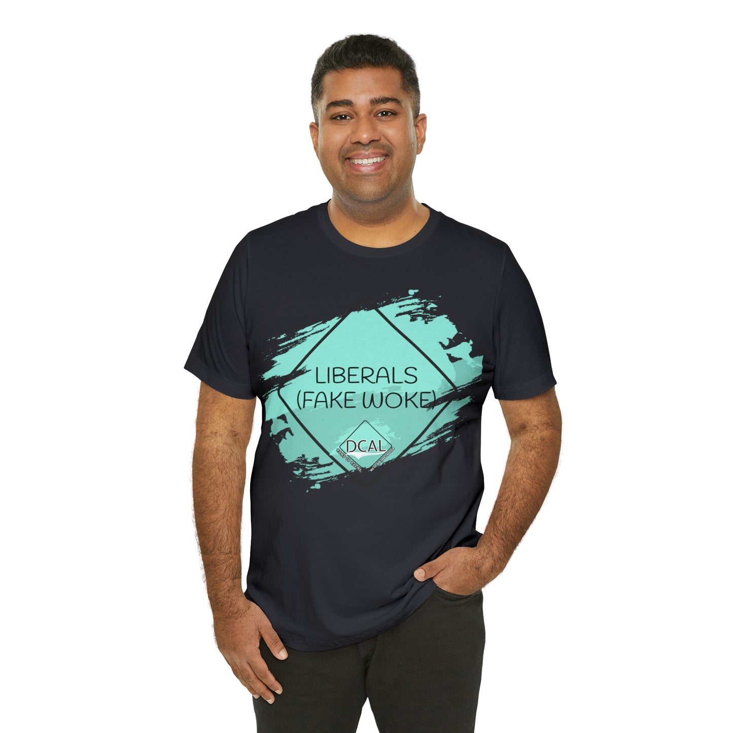 DCAL Graphic Tees "Fake Woke" Unisex Jersey Short Sleeve Tee
