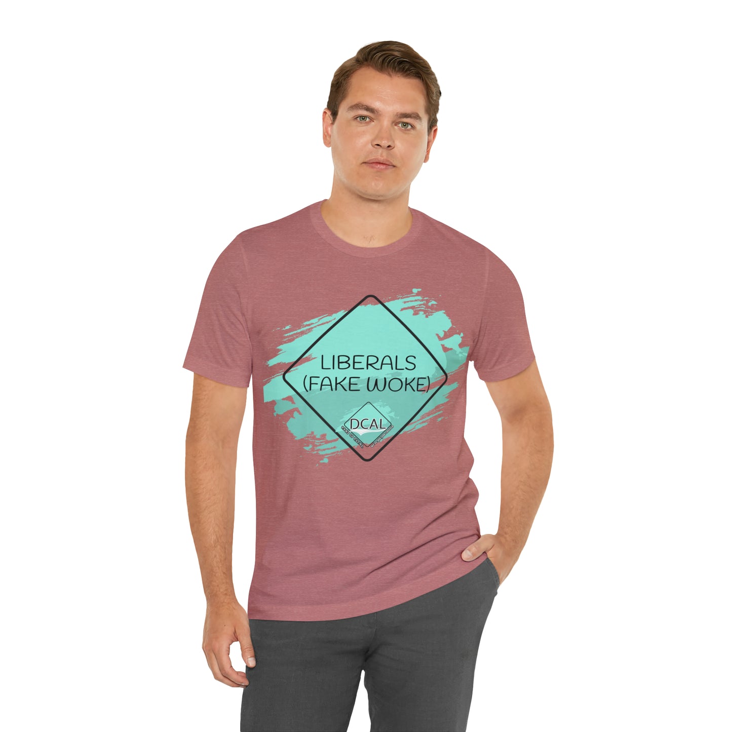 DCAL Graphic Tees "Fake Woke" Unisex Jersey Short Sleeve Tee