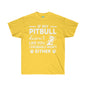 DCAL Pitbull Passion "Pitbull Approval" Unisex Ultra Cotton Tee