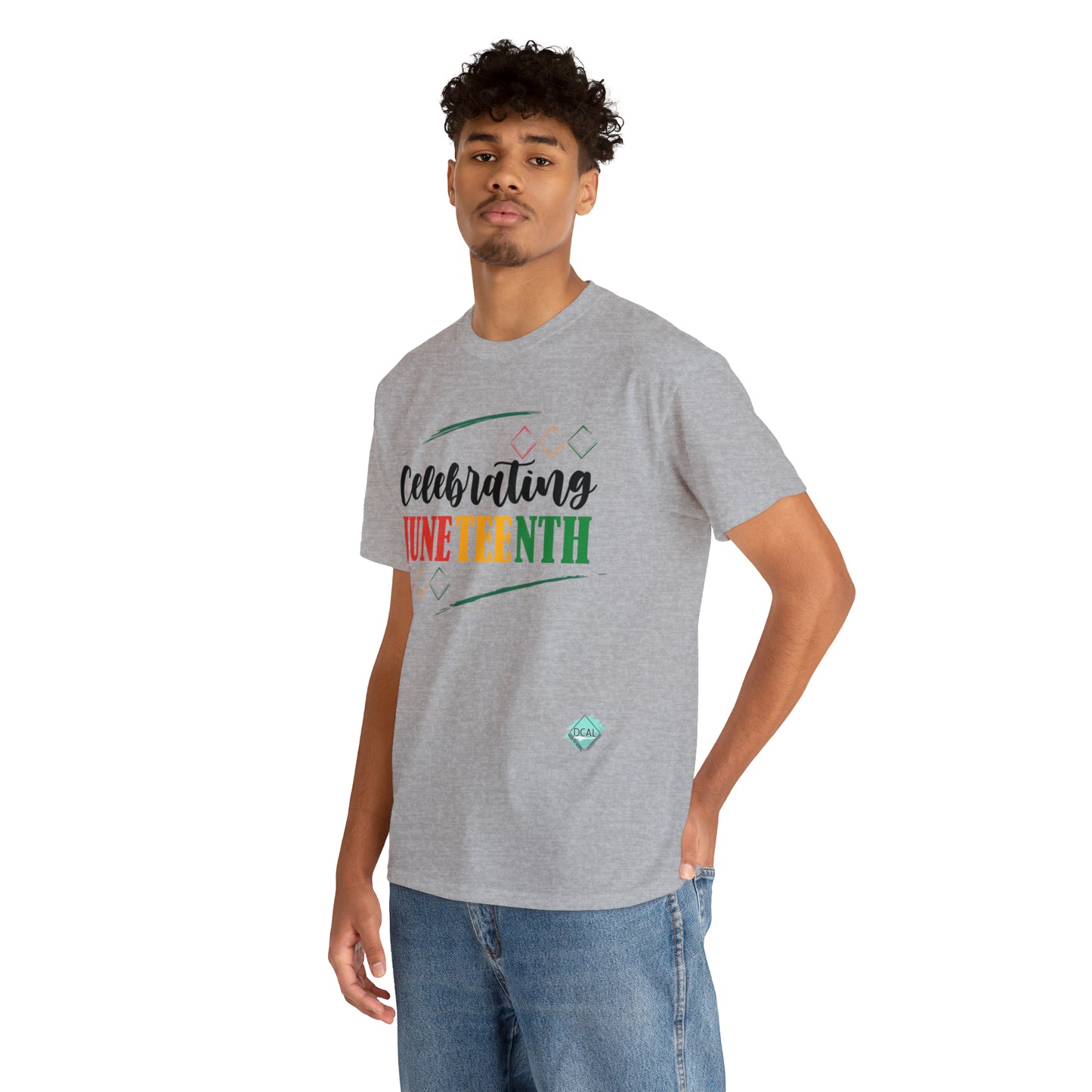 DCAL Juneteenth "Celebrating" Unisex Heavy Cotton Tee