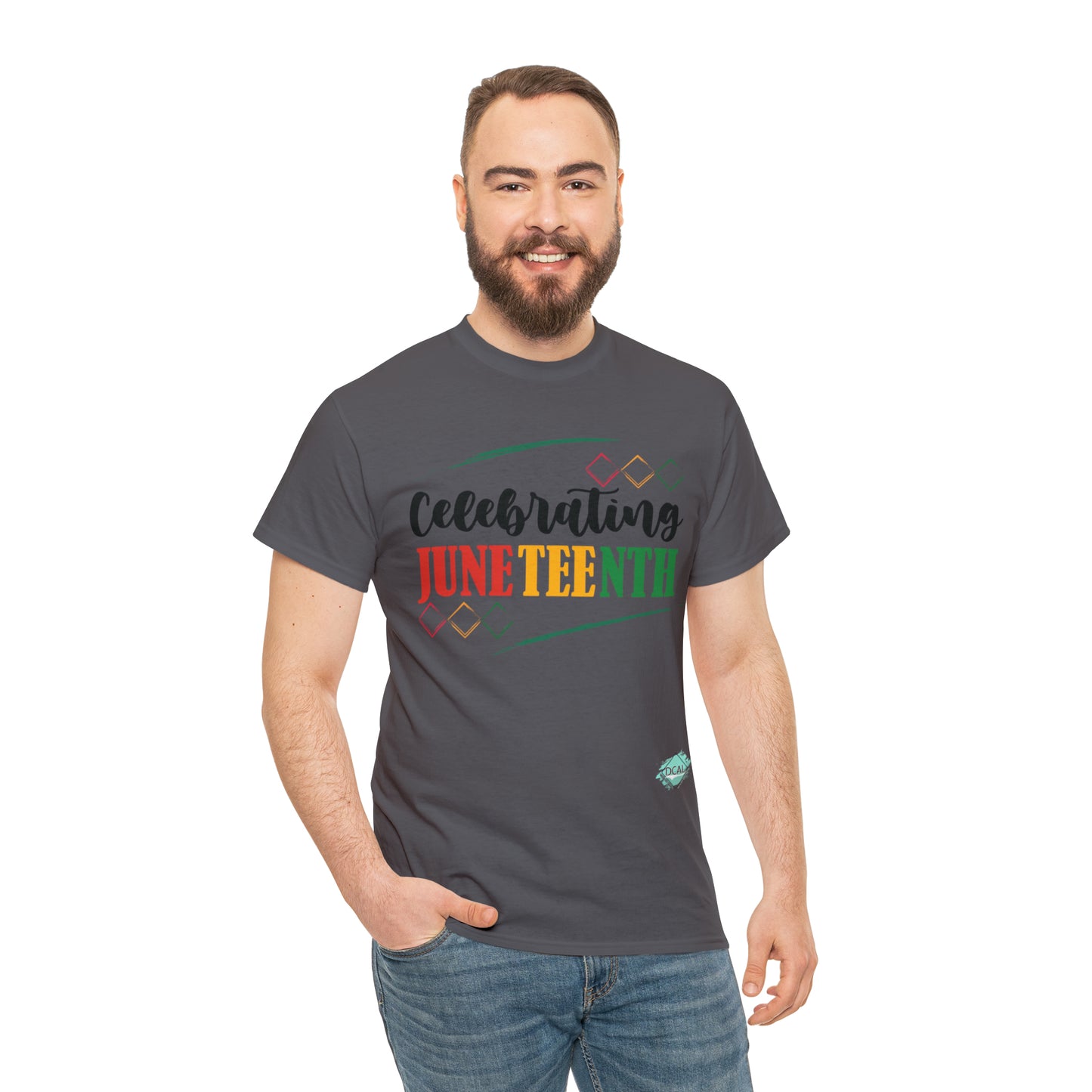 DCAL Juneteenth "Celebrating" Unisex Heavy Cotton Tee