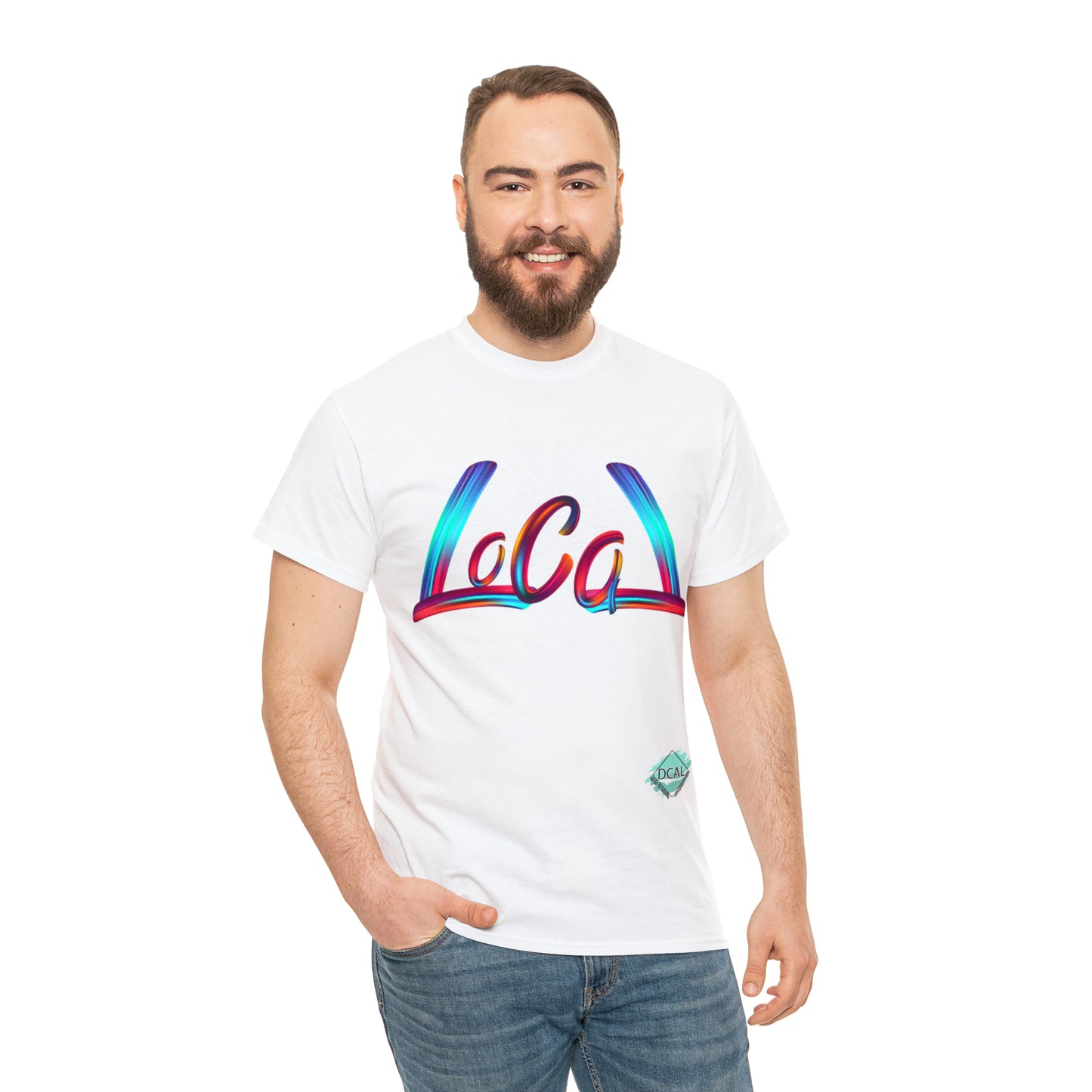 DCAL Graphic Tees "Local Colorful" Unisex Heavy Cotton Tee