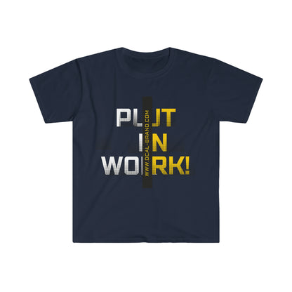 DCAL Strength in Stitches "Put In Work" Graphic Tee Unisex Softstyle T-Shirt