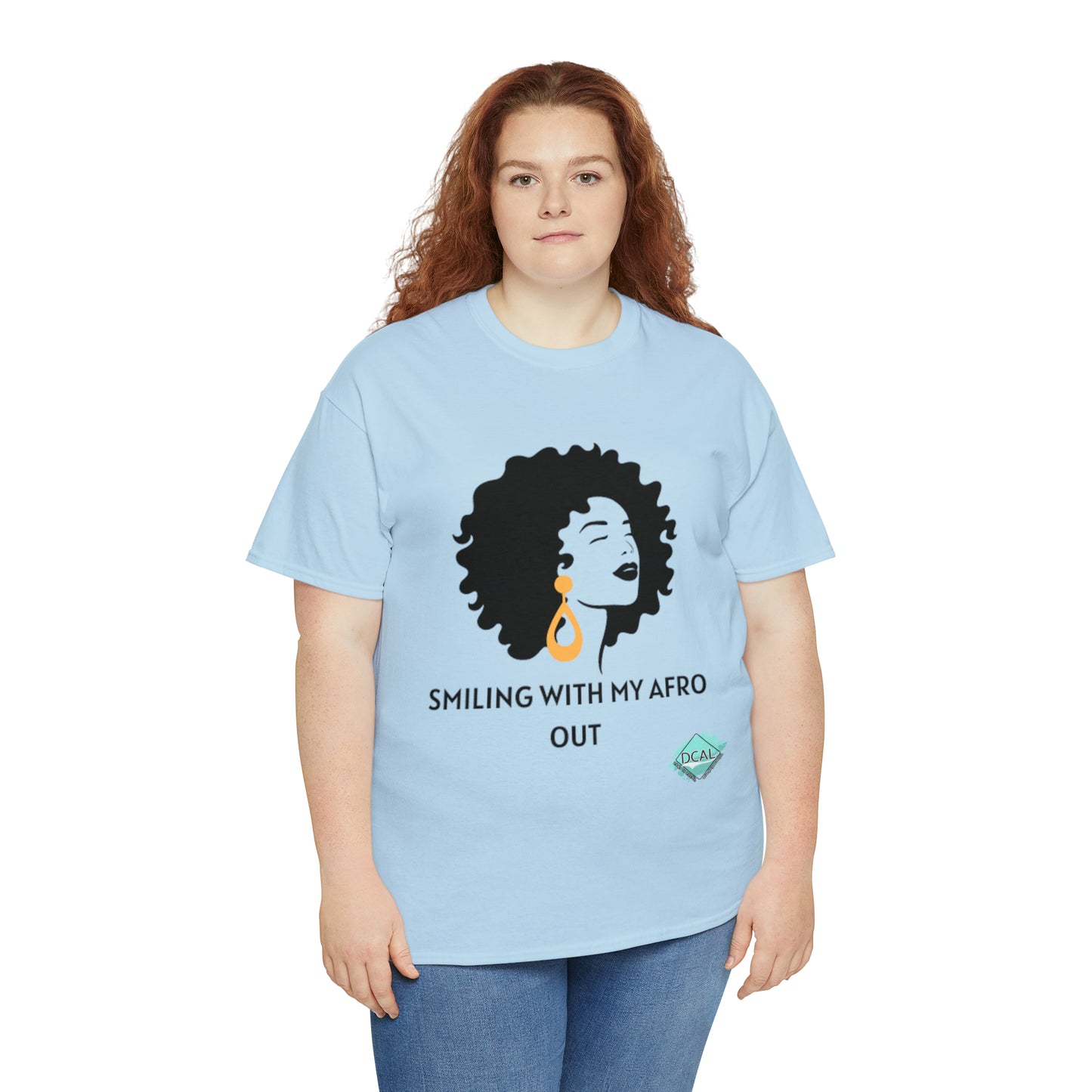 DCAL Graphic Tees "Afro Out" Unisex Heavy Cotton Tee
