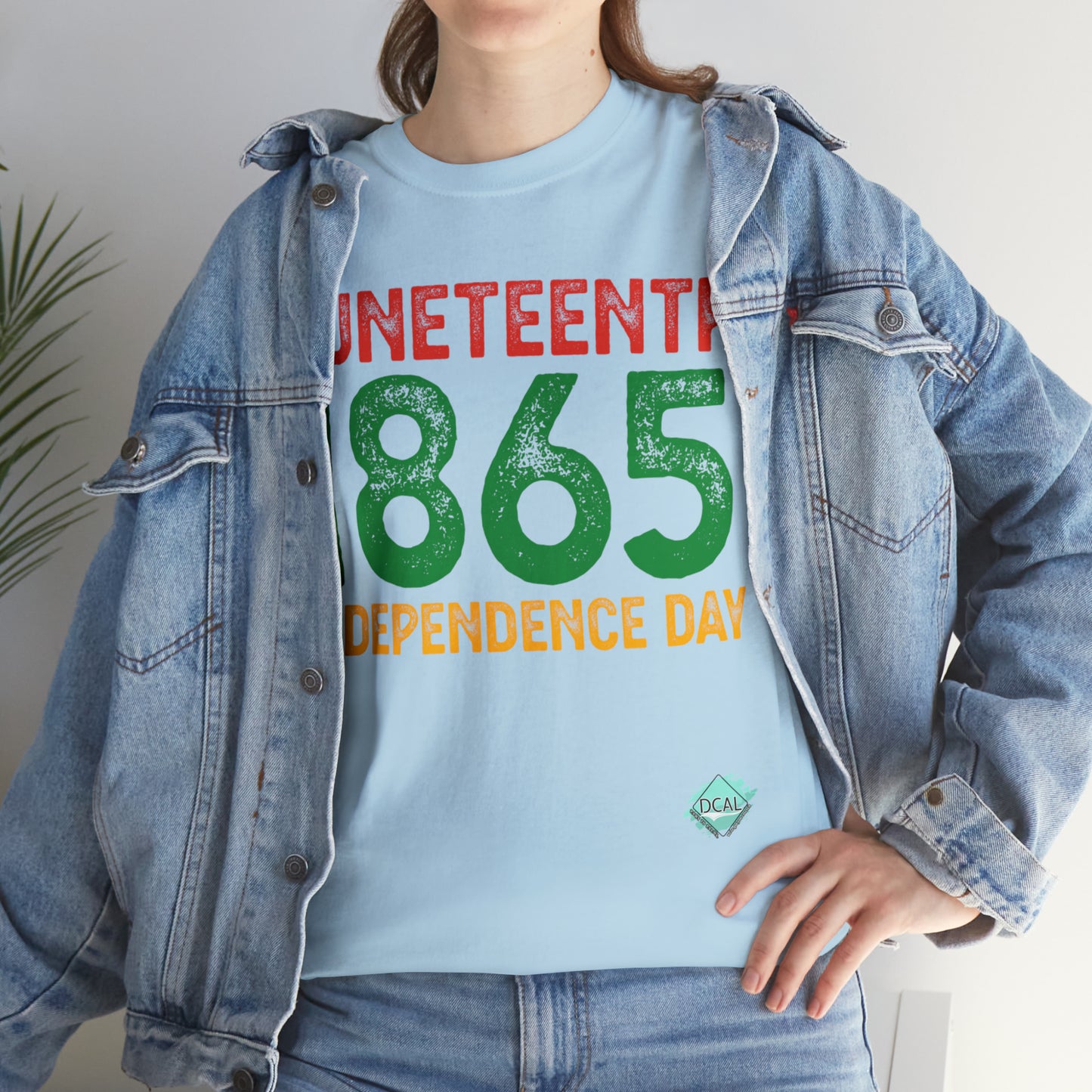 DCAL Juneteenth "1865" Unisex Heavy Cotton Tee