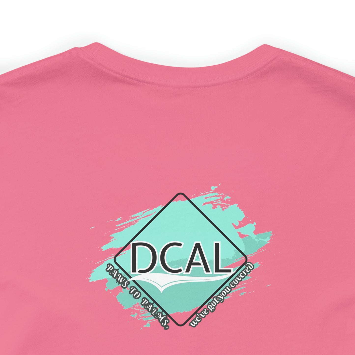 DCAL Minimalist "Paws to Palms" Unisex Jersey Short Sleeve Tee