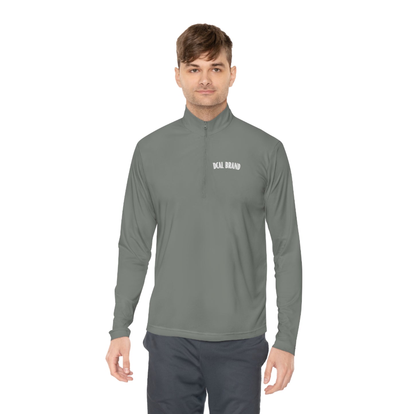 DCAL Brown Collection Unisex Quarter-Zip Pullover